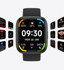 Green Unisex Health Monitoring Smart Watch with Call Function-8