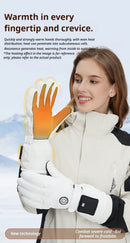 Outdoor Smart Heated Winter Gloves Black-8