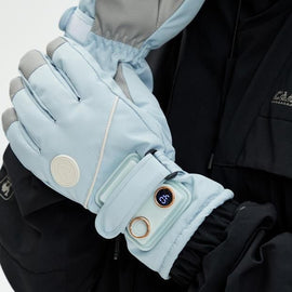 USB Heated Gloves for Outdoor Blue