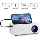 White M3S 1080P Mini Projector USB-Powered Version Includes Manual-1
