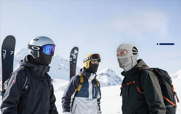 Black and Blue Unisex Windproof Ski Balaclava, Thermal Neck Gaiter & Motorcycle Face Mask - 0