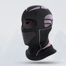 Black and Pink Unisex Windproof Ski Balaclava, Thermal Neck Gaiter & Motorcycle Face Mask-1