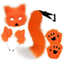 Furry Fox Costume Set for Cosplay - Orange-1
