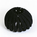 Women's Bird Nest Hair Bun Maker Clip Elegant Black Velvet Bun Curler Hair Accessory 1pc-1