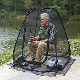 【Hot Sale】Outdoor Portable Breathable Mosquito-Proof Tent Auto-Support Foldable Camping Mesh Canopy