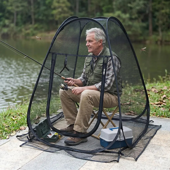 【Hot Sale】Outdoor Portable Breathable Mosquito-Proof Tent Auto-Support Foldable Camping Mesh Canopy