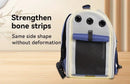 Cat Backpack Carrier - Lightweight, Foldable, Shape-Retaining Travel Bag for Cats and Small Dogs up to 8kg(Sakura powder)-8