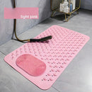 Anti-Slip Massage Shower Mat with Suction Cups Foot Spa Bathroom Mat(GREY)-7