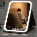 LED Makeup Mirror with Lights, 3 Color Modes Touch Control, Rechargeable Travel Vanity Mirror(BLACK)-13