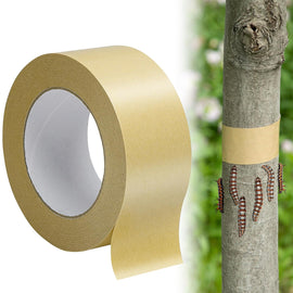 165 Ft x 2 Inch Tree Insect Barrier Tape, Cicada Tree Wrap Protection Tape, Adhesive Crawling Insect Tree Tape for Protecting Fruit Trees Plants Outdoor Lawn Garden