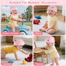 Baby Head Protector, Cute Baby Safety Helmet for Crawling Walking Running, Infant Headguard Soft Cushion Lightweight Breathable Protective Caps, Anti-Collision Toddler Helmets for 6m-24m Girls-6