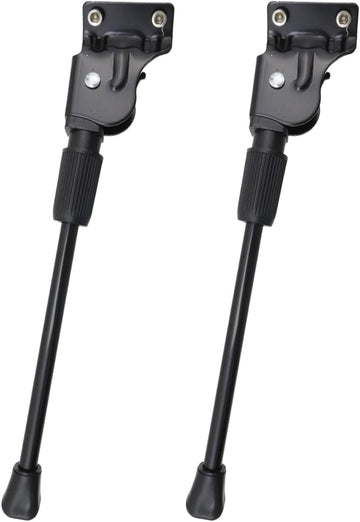 26 Inch Adjustable Aluminium Rear Bike Stands 2 Pack Black