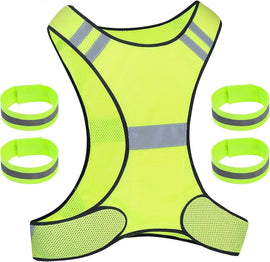 Reflective Vest, High Visibility Reflective Gear for Outdoor Activities and Sports