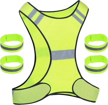 Reflective Vest, High Visibility Reflective Gear for Outdoor Activities and Sports
