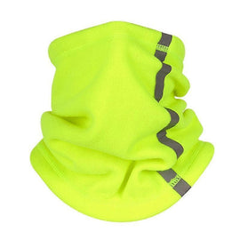 Reflective Neck Gaiter, Cold-Proof Breathable Neck Gear with Strip for Cycling