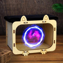 Hologram Phone Projector - Wooden Smartphone Projector Display Stand-4