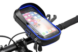 Bike Frame Bag Waterproof Bike Phone Mount Holder Bikes Accessories Gifts - Blue