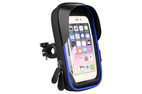 Bike Frame Bag Waterproof Bike Phone Mount Holder Bikes Accessories Gifts - Blue