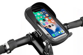 Bike Frame Bag Waterproof Bike Phone Mount Holder Bikes Accessories Gifts - Black