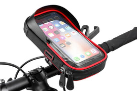 Bike Frame Bag Waterproof Bike Phone Mount Holder Bikes Accessories Gifts - Red