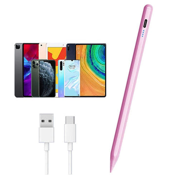 Capacitive Stylus Pen Compatible With iPad and Tablet Touch Screens Pink