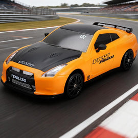 1/24 2.4GHz RC Drift Car 4WD High Speed Remote Control Racing Vehicle Orange for 3 year old+ - 0