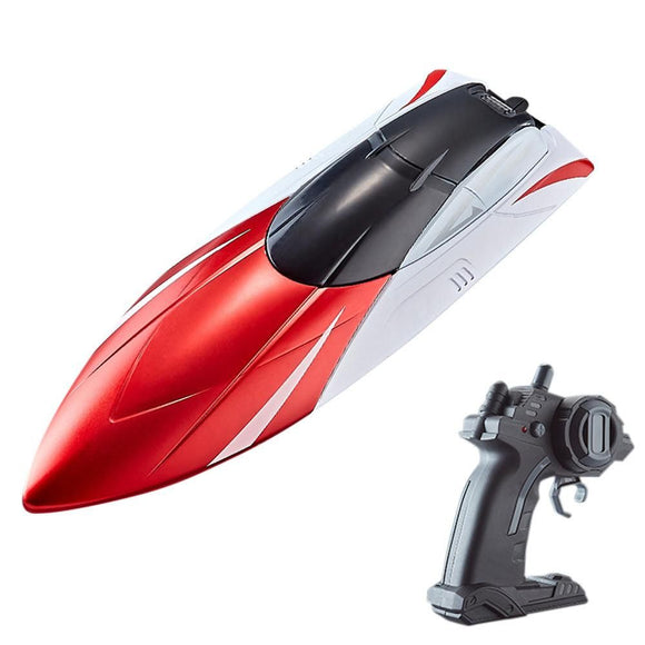 2.4GHz RC Speed Boat Toy - Remote Control Racing Yacht for Pools & Lakes Red