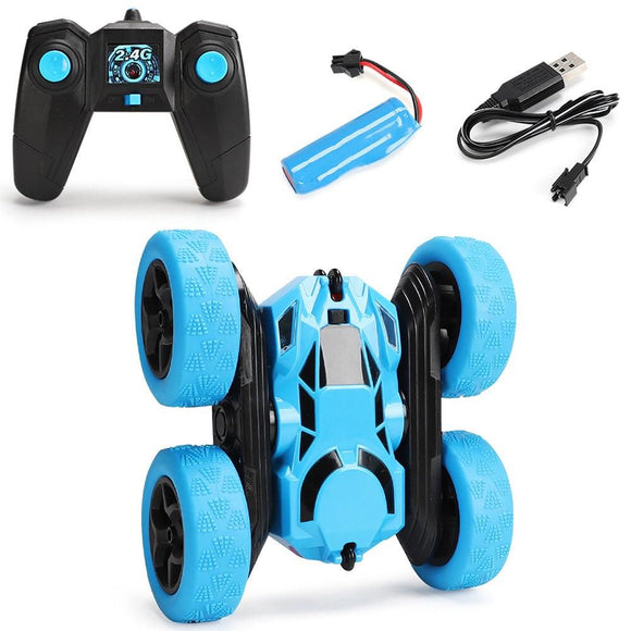 2.4GHz Remote Control Car Toy 4WD Rotating RC Car Toy Red