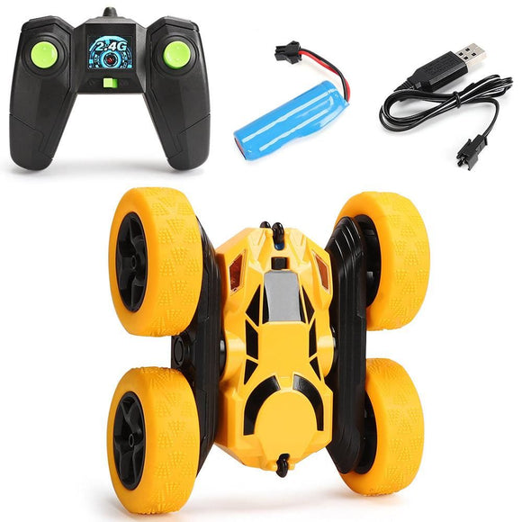 2.4GHz Remote Control Car Toy 4WD Rotating RC Car Toy Red