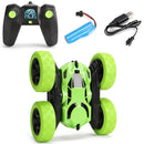 2.4GHz Remote Control Car Toy 4WD Rotating RC Car Toy Yellow-5
