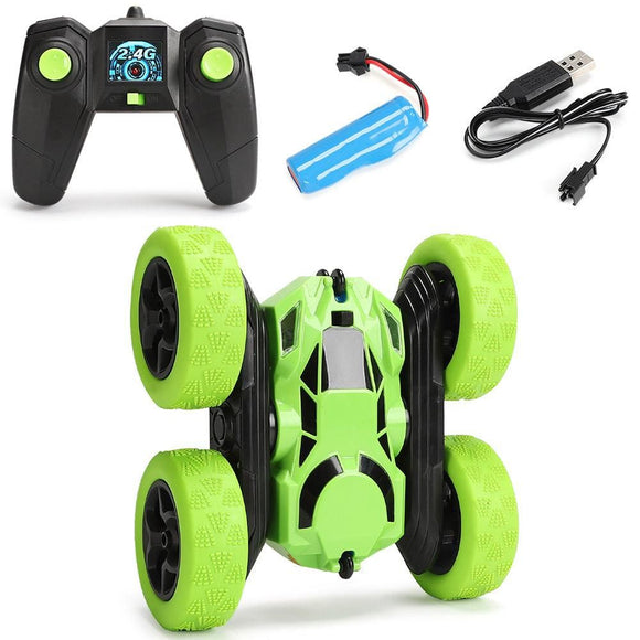 2.4GHz Remote Control Car Toy 4WD Rotating RC Car Toy Yellow