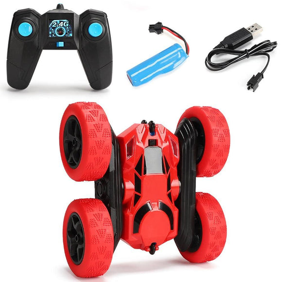 2.4GHz Remote Control Car Toy 4WD Rotating RC Car Toy Yellow