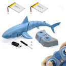 2.4G Remote Control Shark Toy RC Simulation Shark for Swimming Pool Blue-1