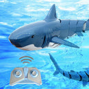 2.4G Remote Control Shark Toy RC Simulation Shark for Swimming Pool Blue-3