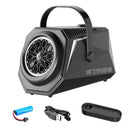 Bubble Machine Automatic Minute Big Bubbles Blower Maker for Outdoor Birthday Parties Black-3