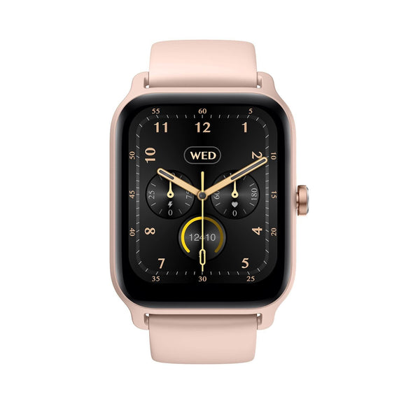 1.8inch Smart Watch IP68 BT5.3 for Android iOS with Heart Rate Monitoring Exercise Records 1pc（Pink）