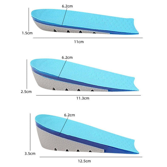 Height Increasing Insoles Invisible Heel Lifts For Shoes - S