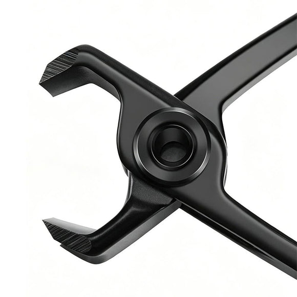 Wide Jaw Nail Clipper Strong Stainless Steel Toenail Cutter for Thick Nails - Black