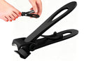 Wide Jaw Nail Clipper Strong Stainless Steel Toenail Cutter for Thick Nails - Black-8
