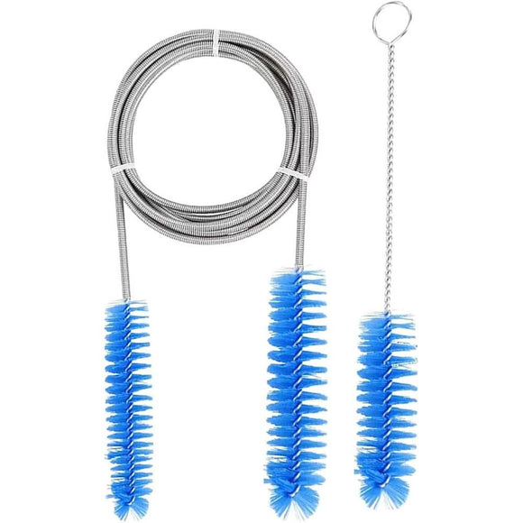 Double End Flexible Pipe Cleaning Brush Set - Blue