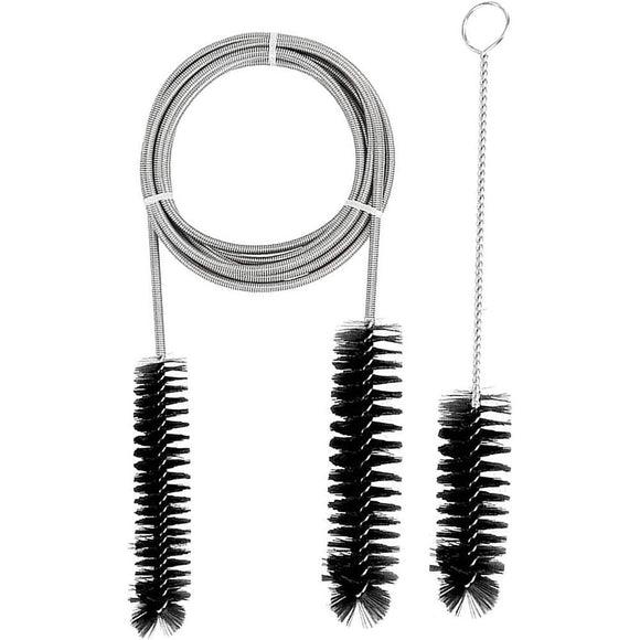 Double End Flexible Pipe Cleaning Brush Set - Black