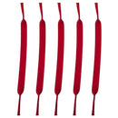 5Pcs Neoprene Eyeglass Holder Adjustable Sunglasses Retainer Strap for Sports - Red-2