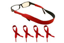 5Pcs Neoprene Eyeglass Holder Adjustable Sunglasses Retainer Strap for Sports - Red-8