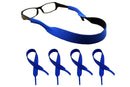 5Pcs Neoprene Eyeglass Holder Adjustable Sunglasses Retainer Strap for Sports - Blue-8