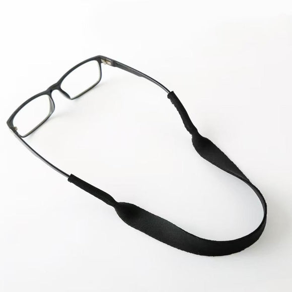 5Pcs Neoprene Eyeglass Holder Adjustable Sunglasses Retainer Strap for Sports - Black
