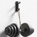 4 Pack Stainless Steel Double Adhesive Hooks with 3kg Capacity - Black-5