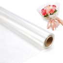 Clear Waterproof OPP Flower Bouquet Wrapping Paper Rolls - Clear-1