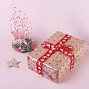 Clear Waterproof OPP Flower Bouquet Wrapping Paper Rolls - Small Red Polka Dots-5