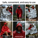 Outdoor Emergency Waterproof Insulated Raincoat, Portable Folding Camping and Hiking Cold-Weather Raincoat – Green-8