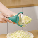 Dual Blade Vegetable Peeler & Cabbage Shredder, 2 in 1 Stainless Steel Julienne Slicer for Cabbage, Carrot, Potato, Fruit Salad Making-4